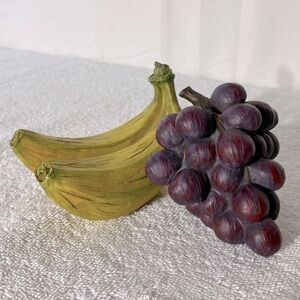 5/$35 Vintage Grapes & Bananas Figurines